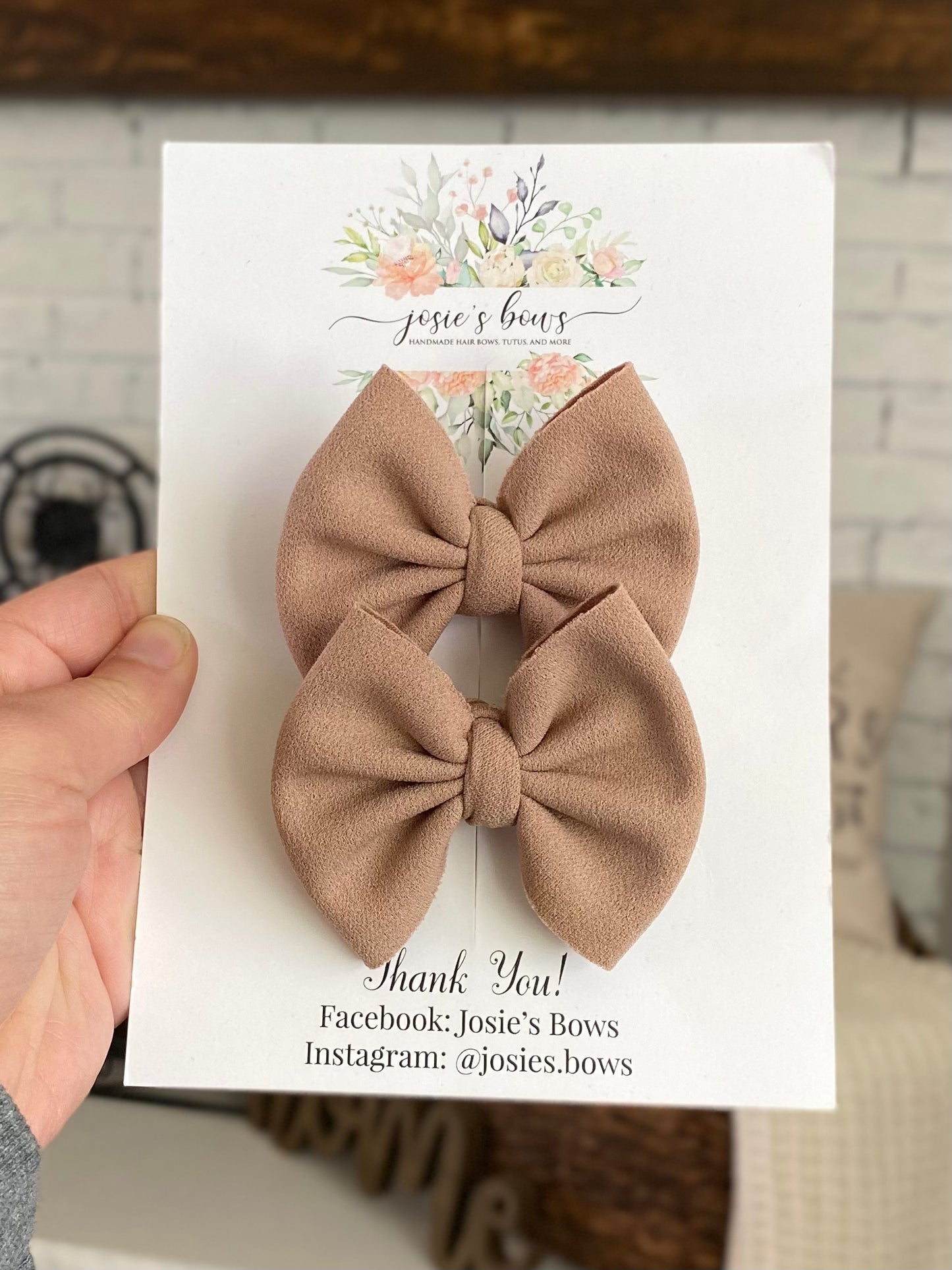 Brown Suede Piggie Sets