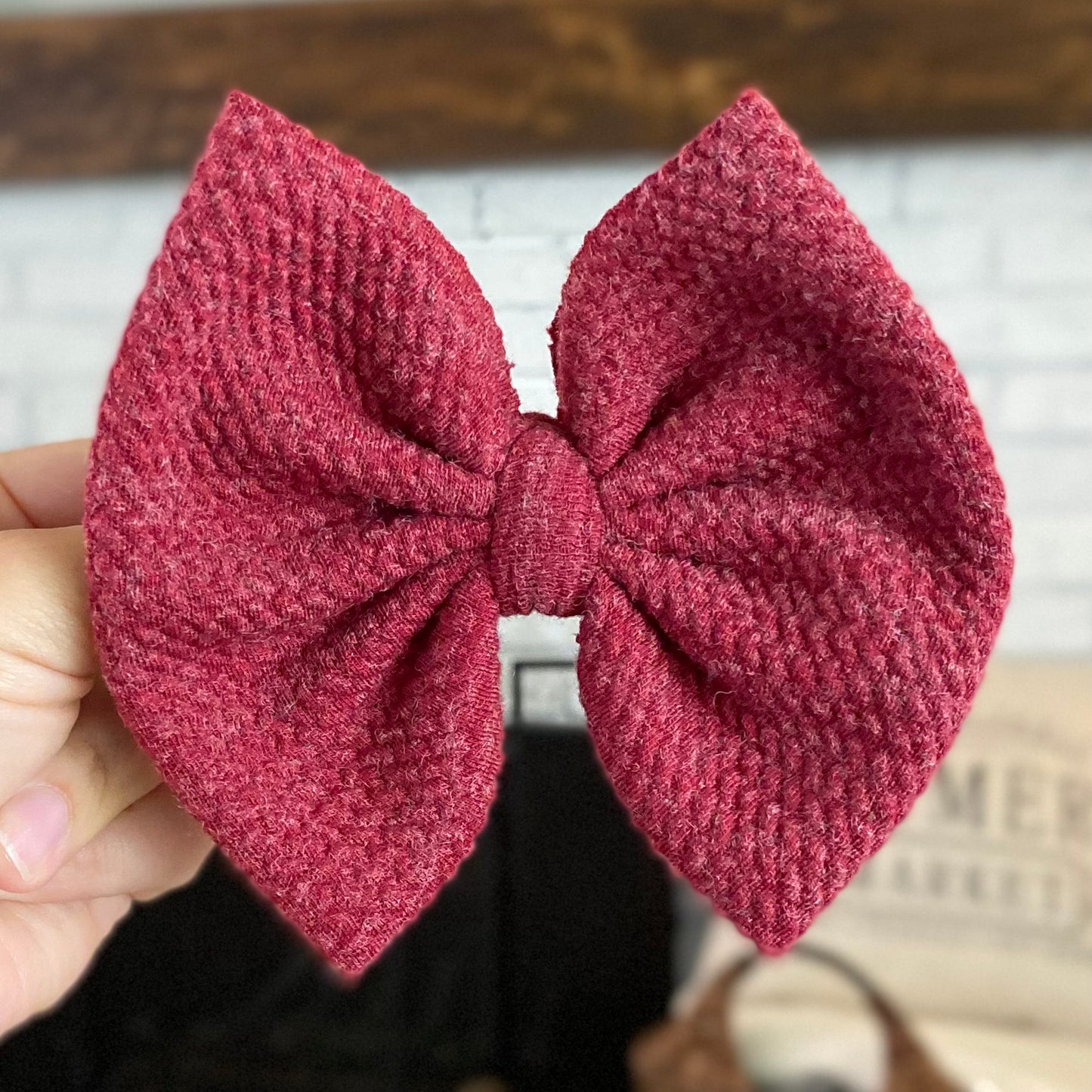 Cozy Sweater Bow