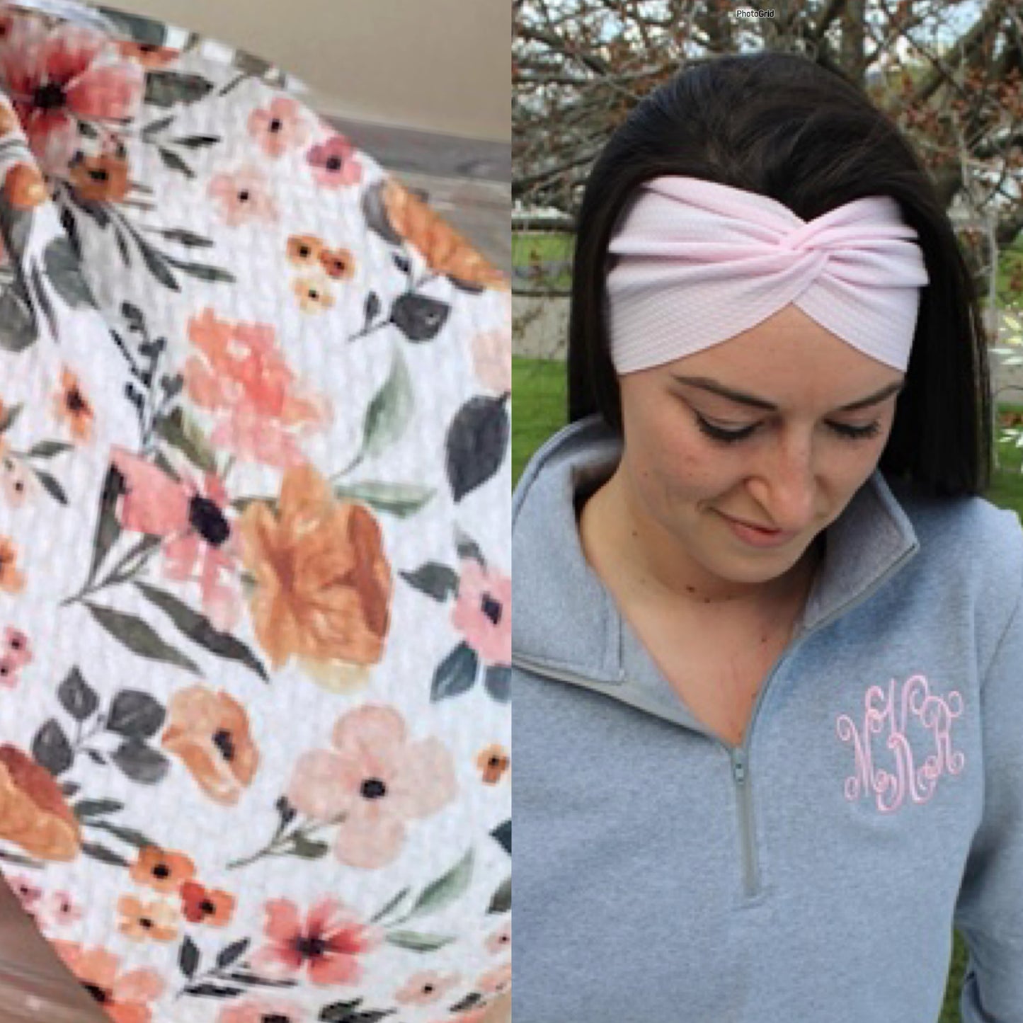 Harvest Floral Adult Twist Headband