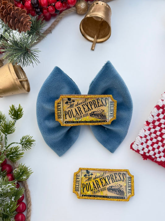 Polar Express Shaker Clip/Bow