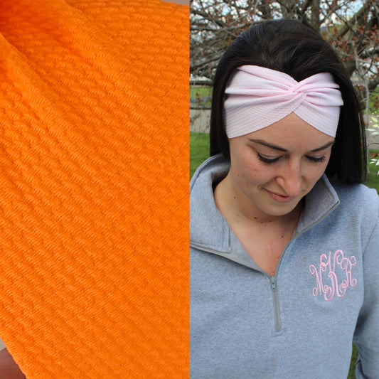 Orange Adult Twist Headband