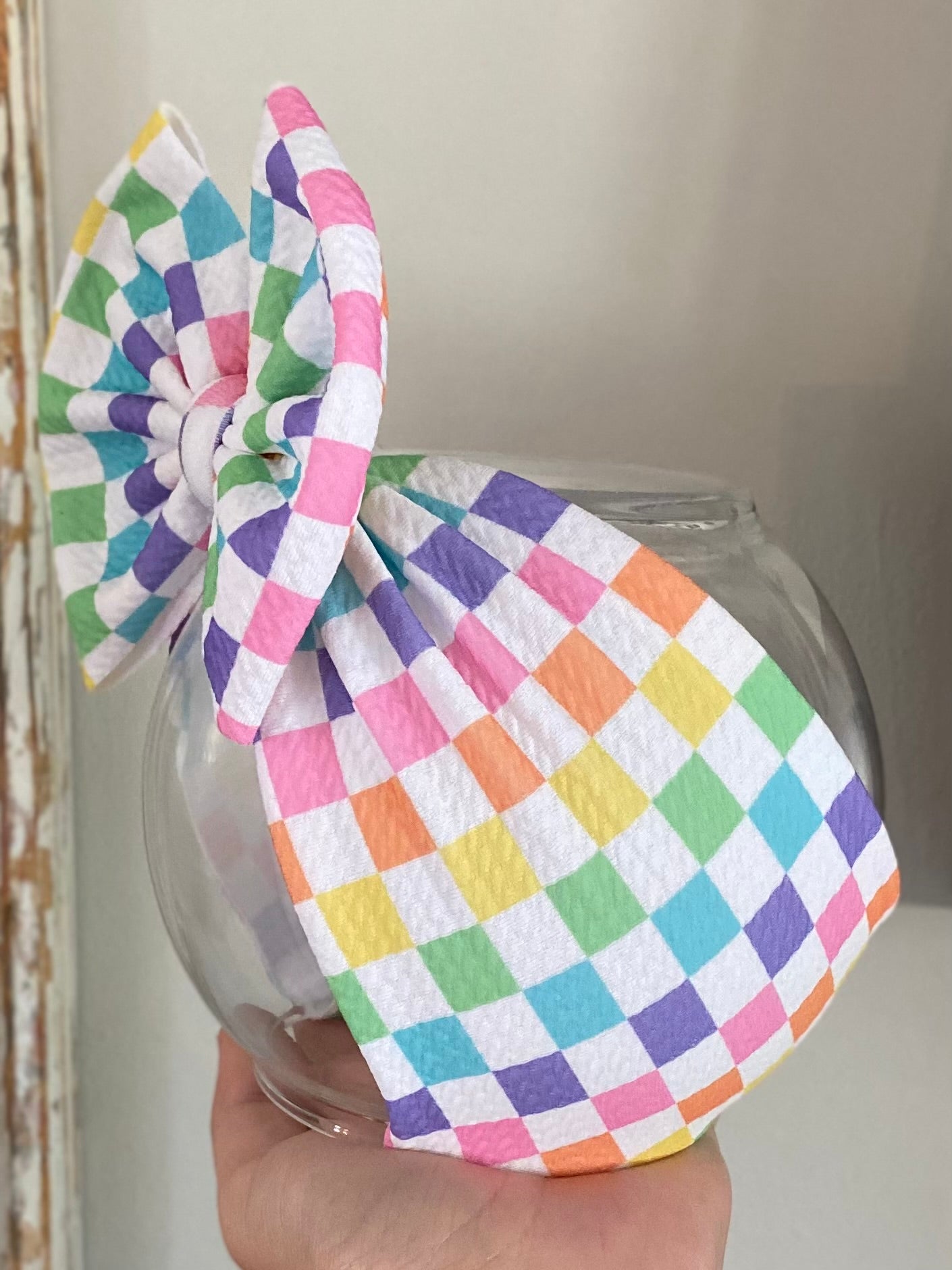 Rainbow Checkerboard Wrap