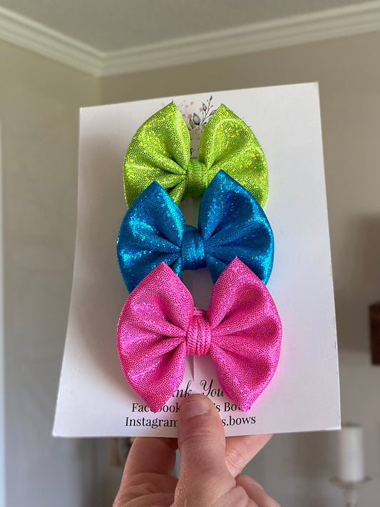 Summer Fun Holographic Mini Bows