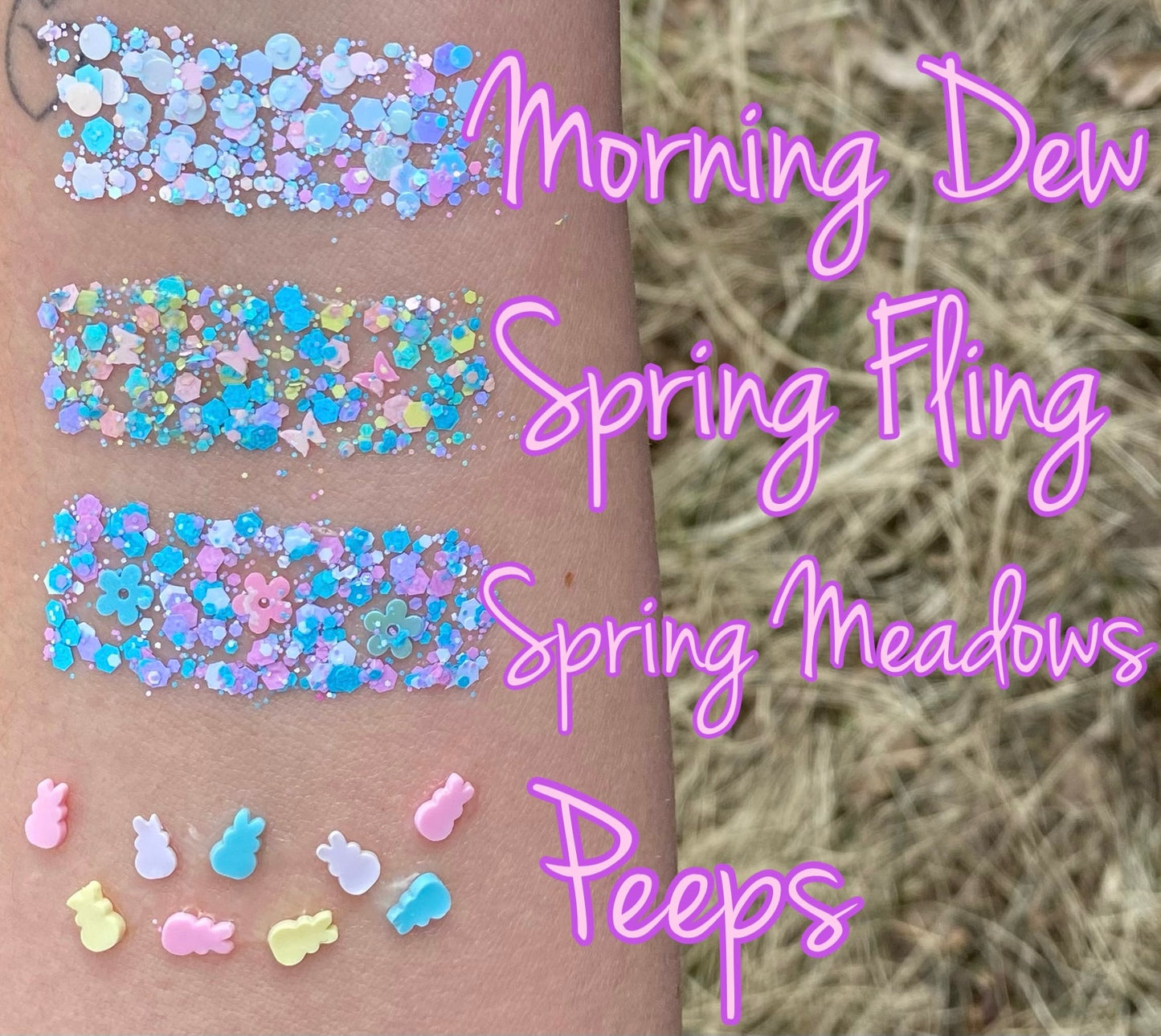 Spring Hair Glitter