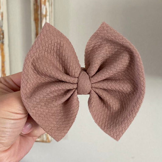 Taupe Bow