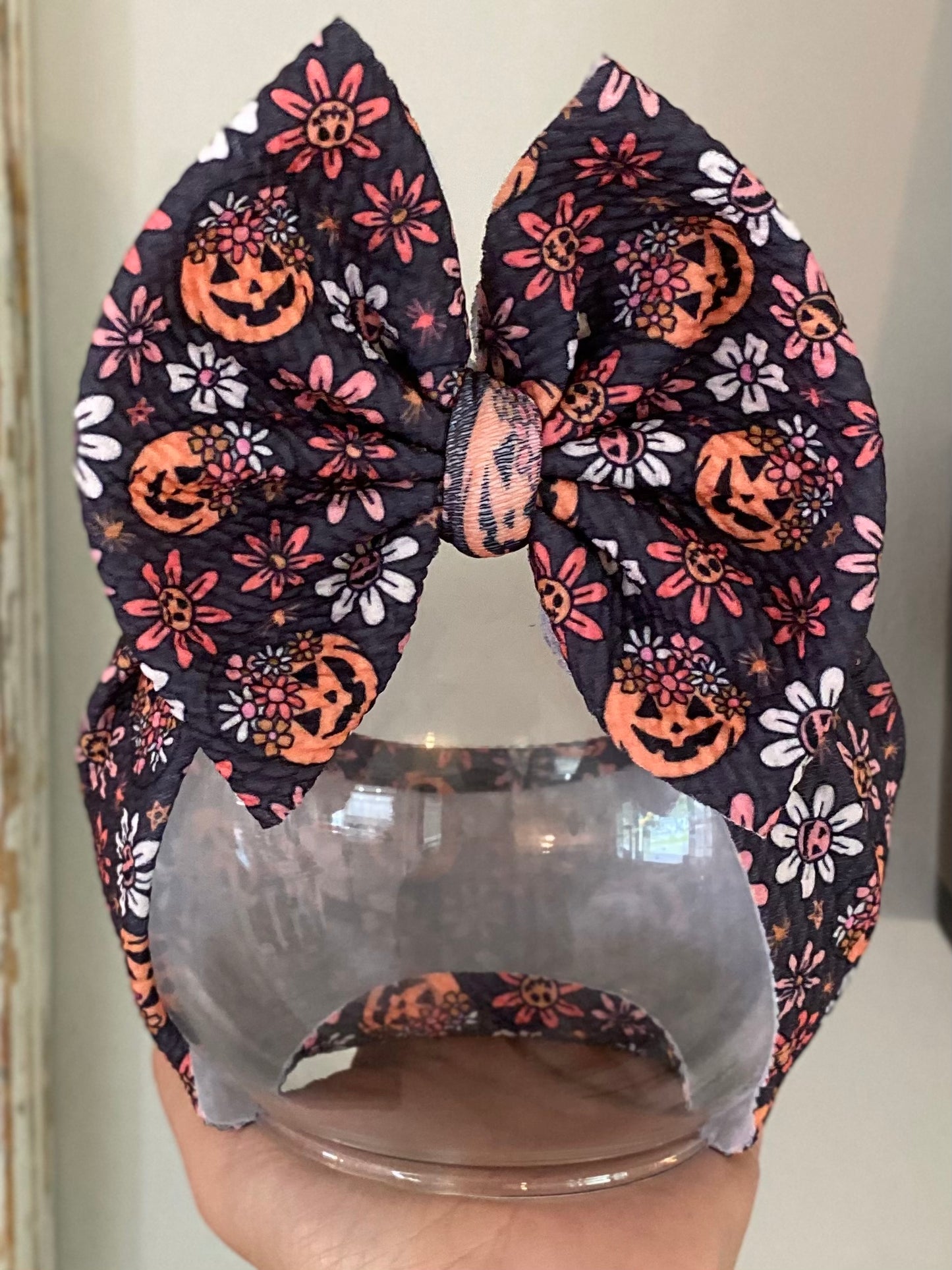 Floral Jack-O-Lanterns Wrap