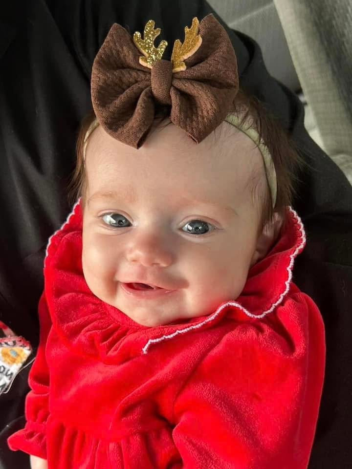 Reindeer Glitter Antler Bows