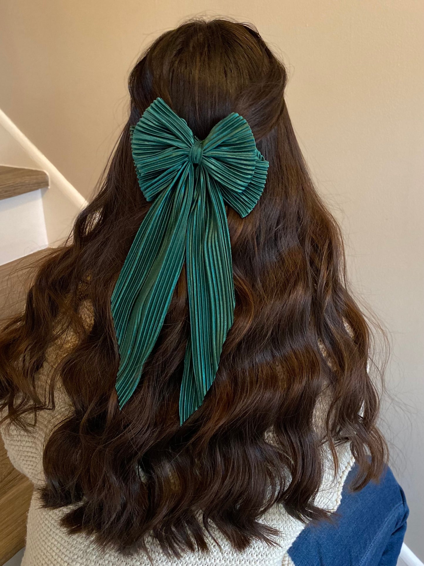 Pleated Coquette Bow