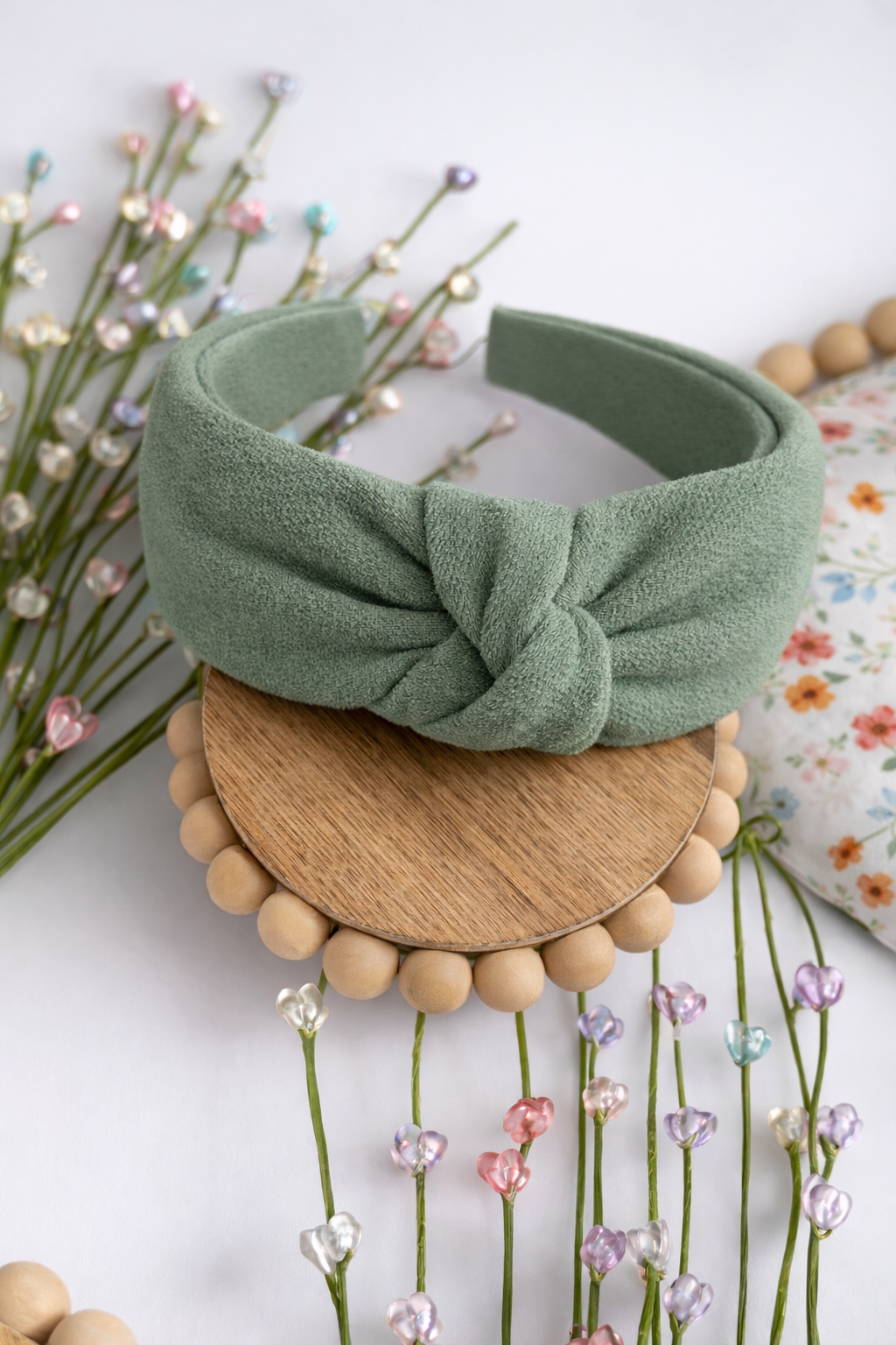 Earth Tones Suede Knotted Headband