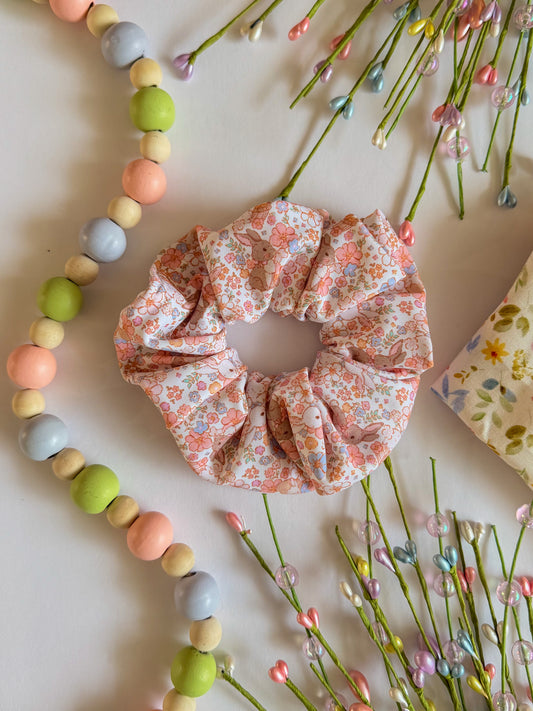 Bunnies & Blooms Scrunchie