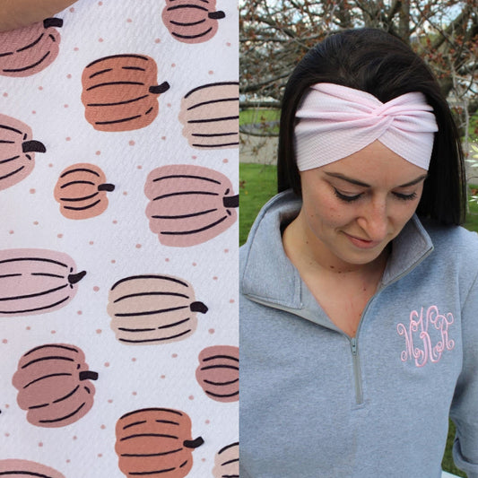Neutral Pumpkins Adult Twist Headband