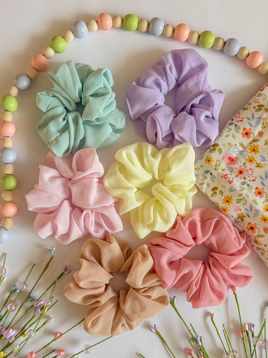 Spring Scrunchies