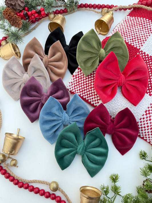 Holiday Velvet Bows