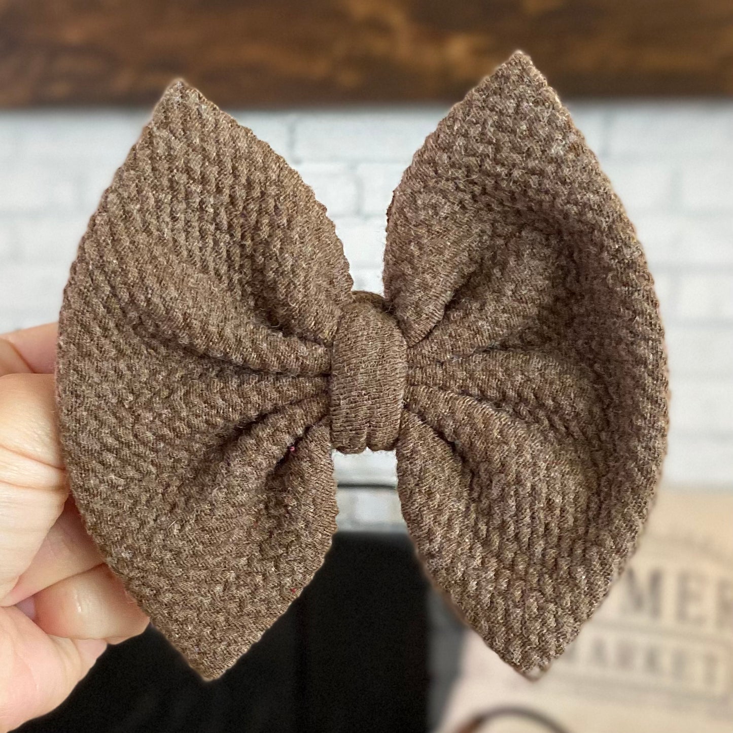 Cozy Sweater Bow