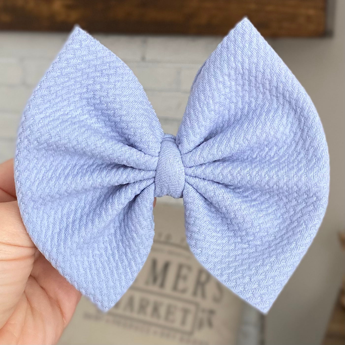 Powder Blue Bow