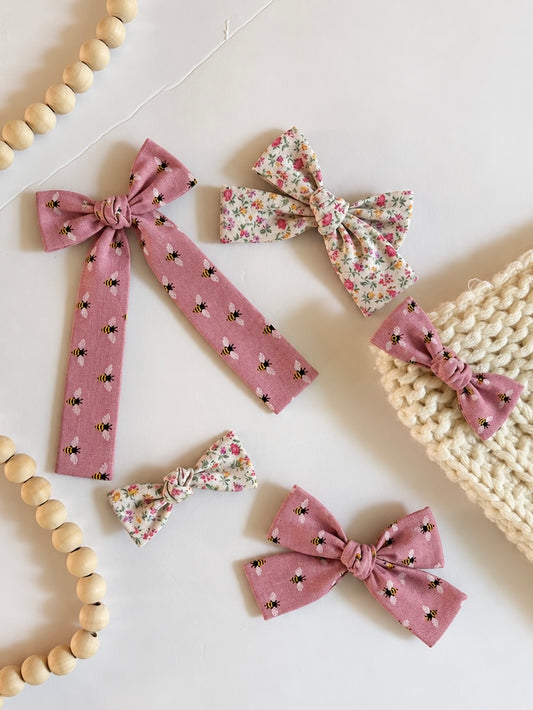 Wildflower Ruby Bow