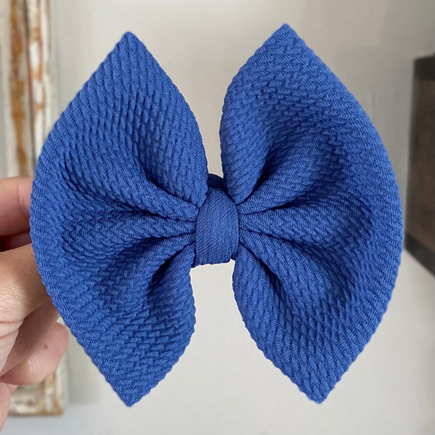 Medium Blue Bow