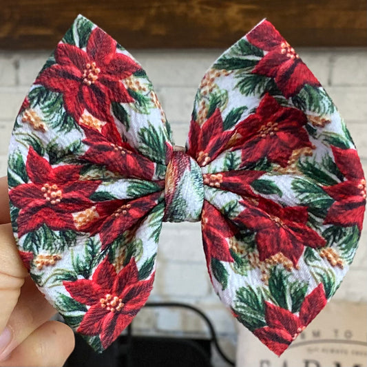 Poinsettia Bow