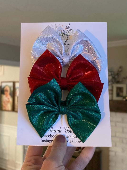 Christmas Holographic Pinwheel Trio Set