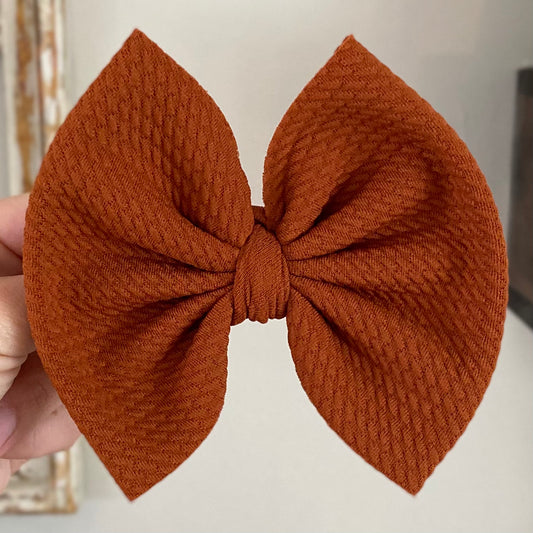 Burnt Orange Bow