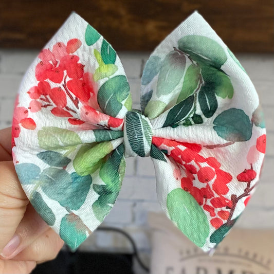 Holly Berry Bow