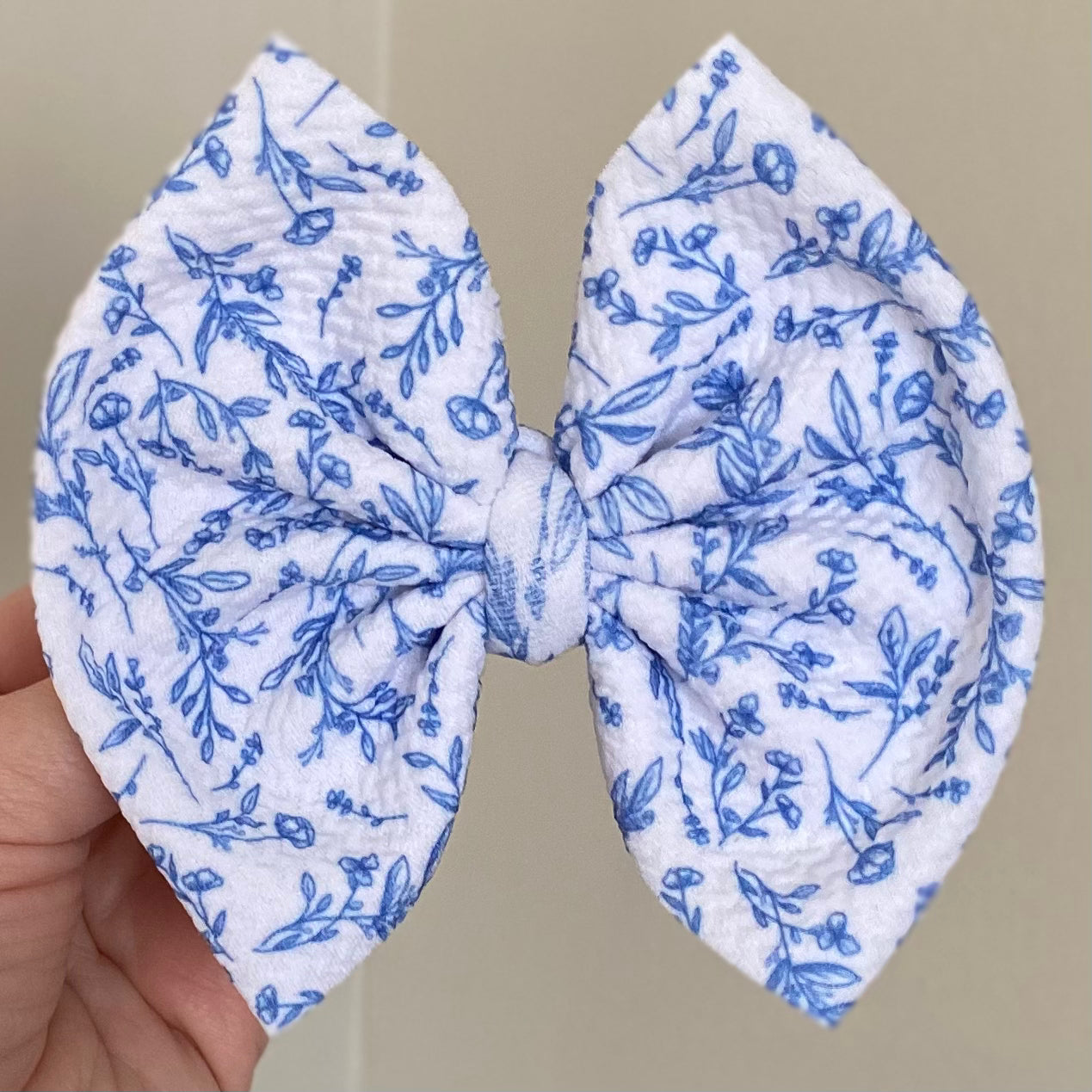 French Country Floral Bow