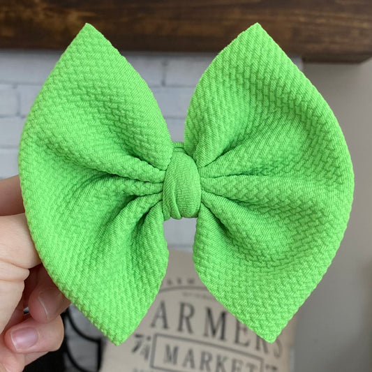 Neon Green Bow