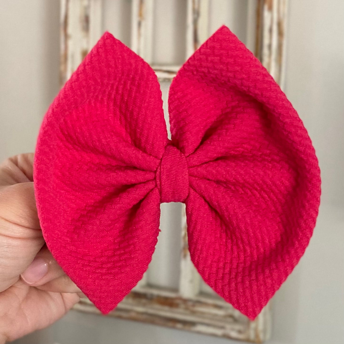 Muted Fuschia Bow