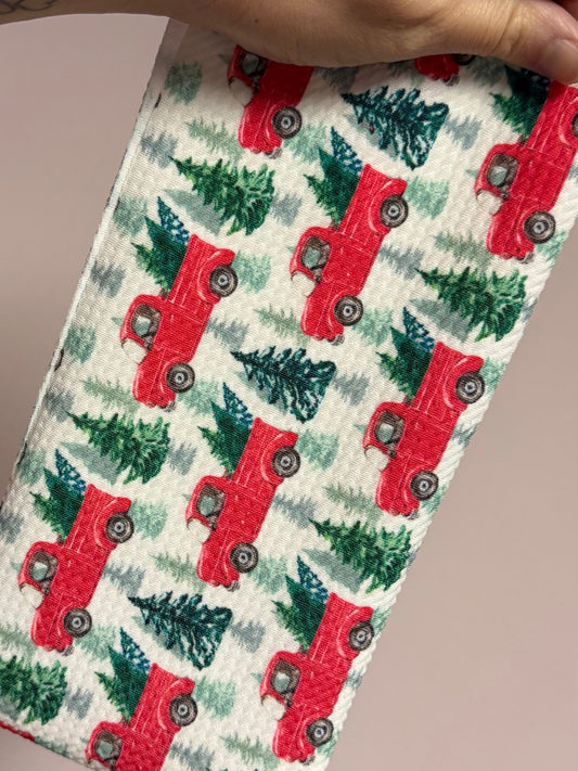Red Truck Christmas Bow