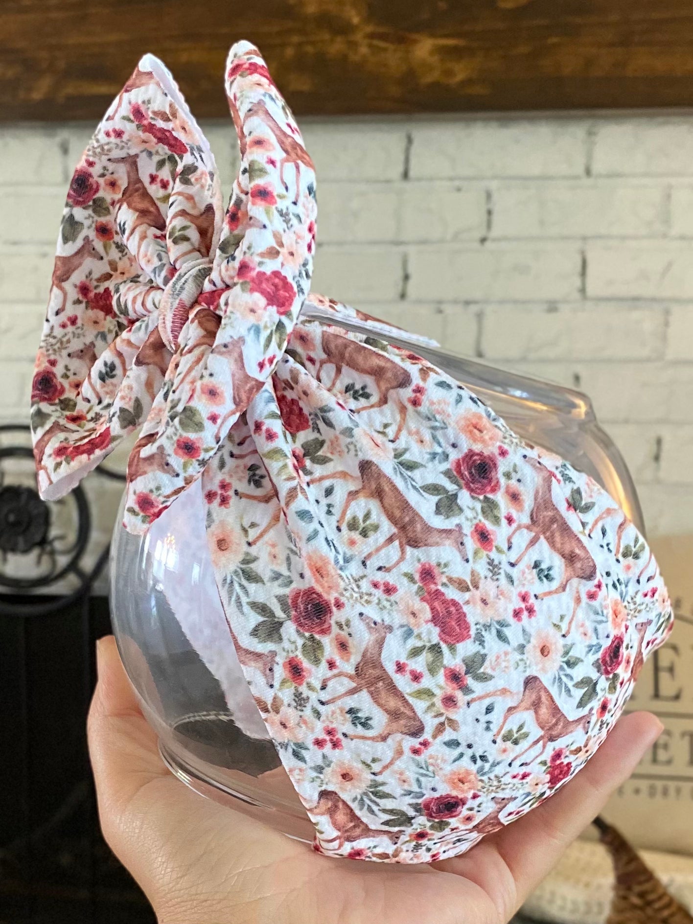 Floral Deer Wrap