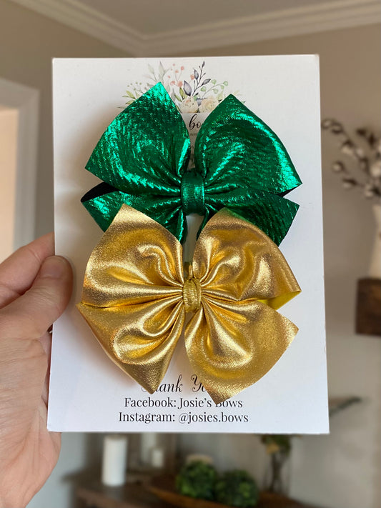 St. Patrick’s Metallic Pinwheel Set