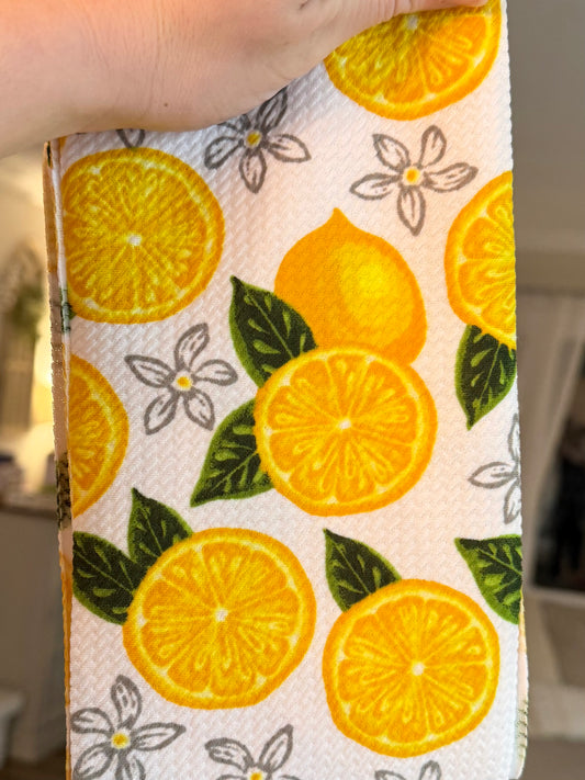 Floral Lemon Bow
