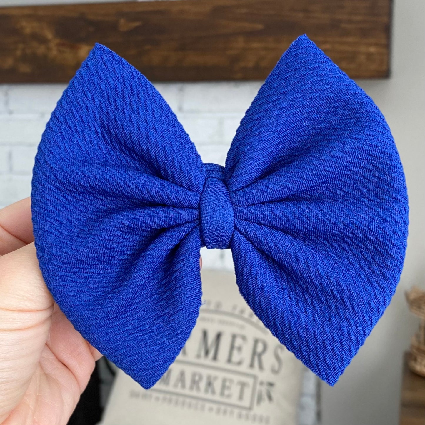 Royal Blue Bow