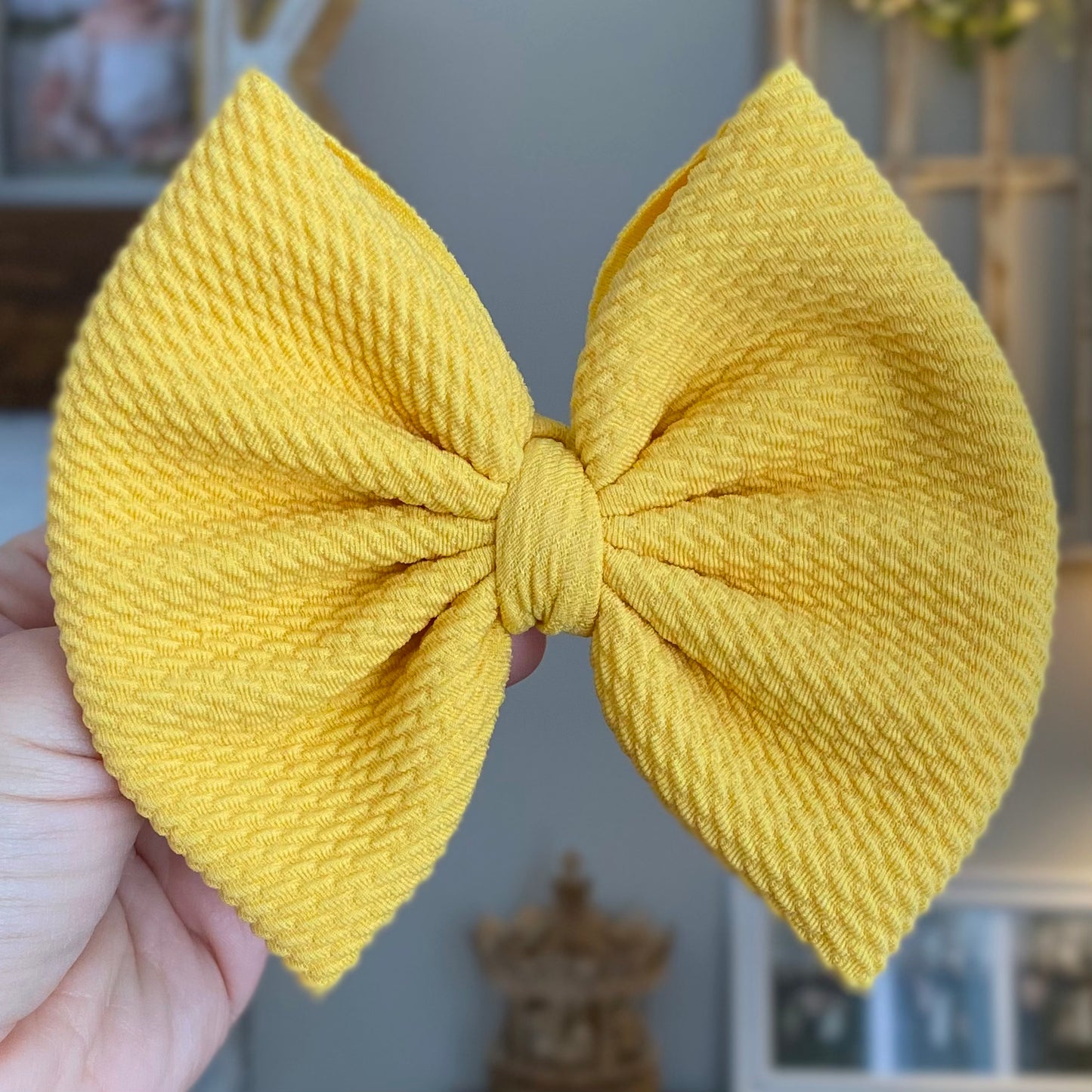 Golden Yellow Bow