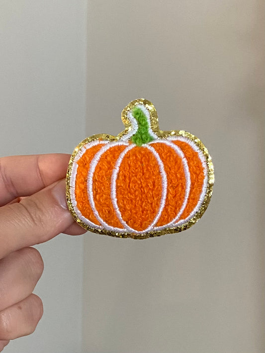 Glitter Pumpkin Clip