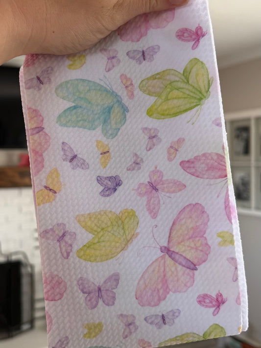 Watercolor Butterfly Bow