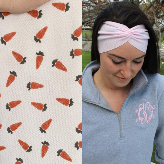 Neutral Cutie Carrots Adult Twist Headband
