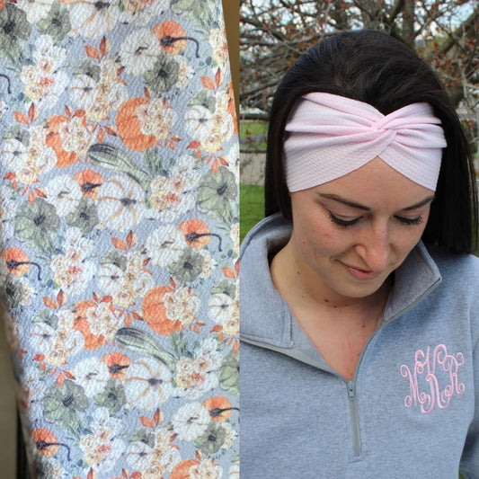 Floral Gourds Adult Twist Headband