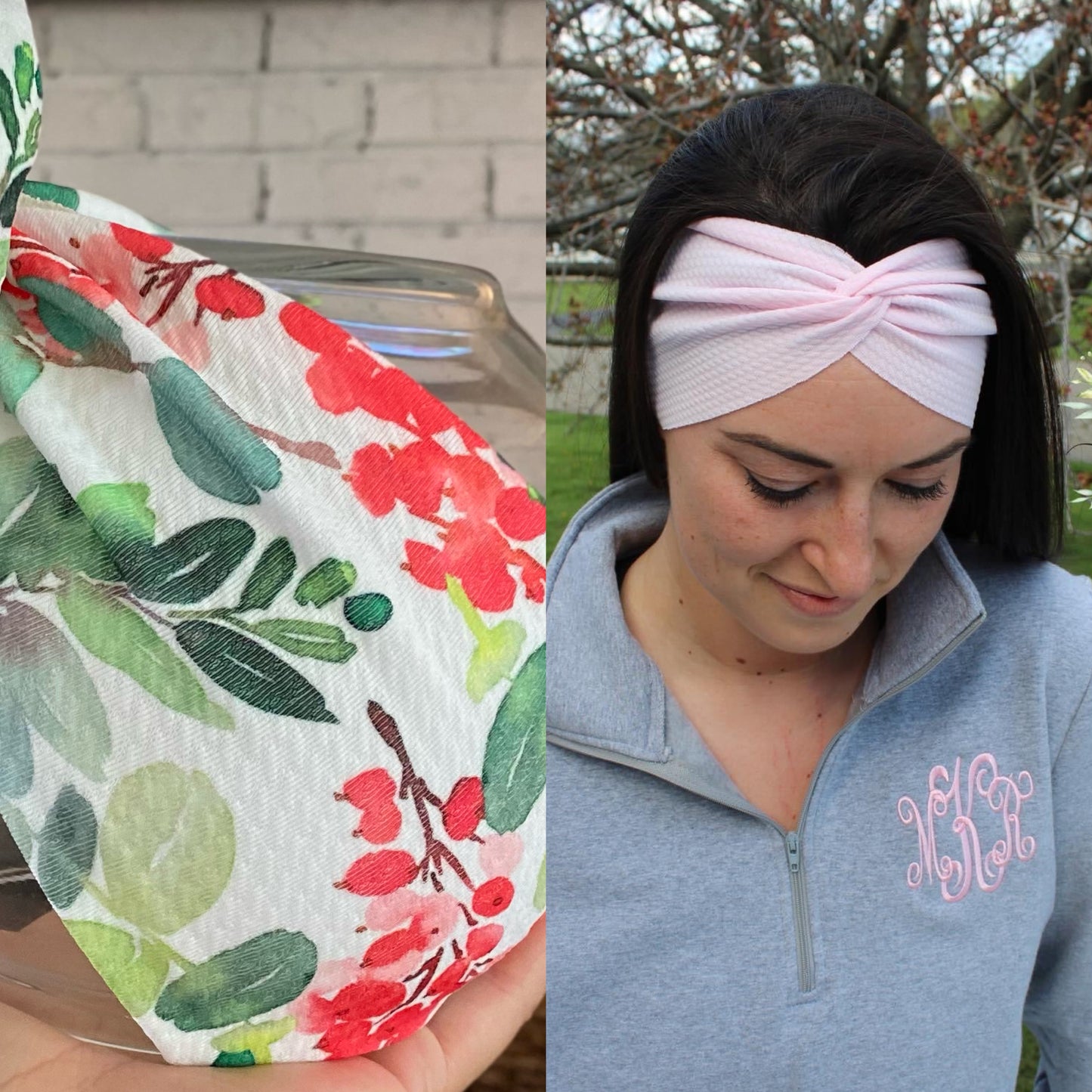 Holly Berry Adult Twist Headband