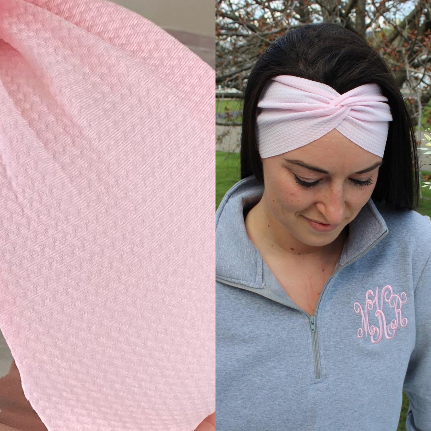 Blush Adult Twist Headband