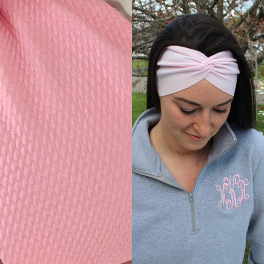 Baby Pink Adult Twist Headband