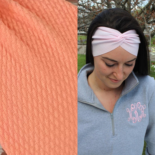 Peach Adult Twist Headband