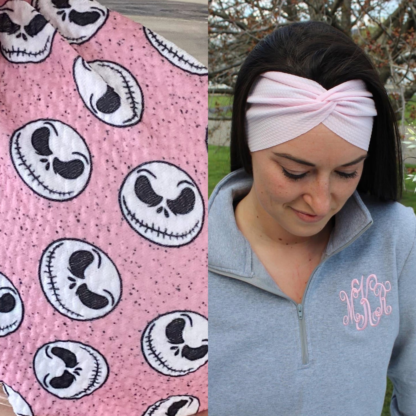 Jack Skellington Adult Twist Headband