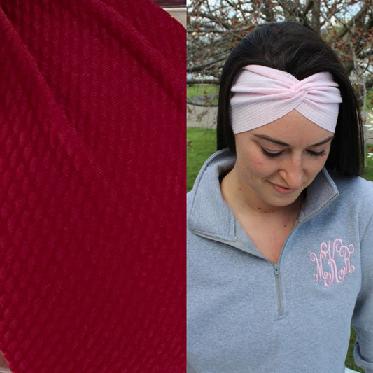 Cranberry Adult Twist Headband