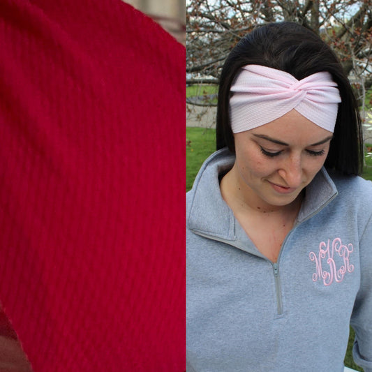 Ruby Red Adult Twist Headband
