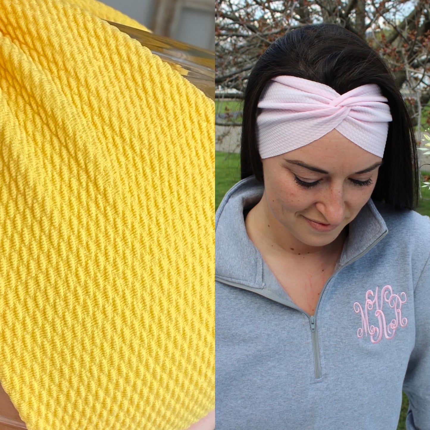 Golden Yellow Adult Twist Headband