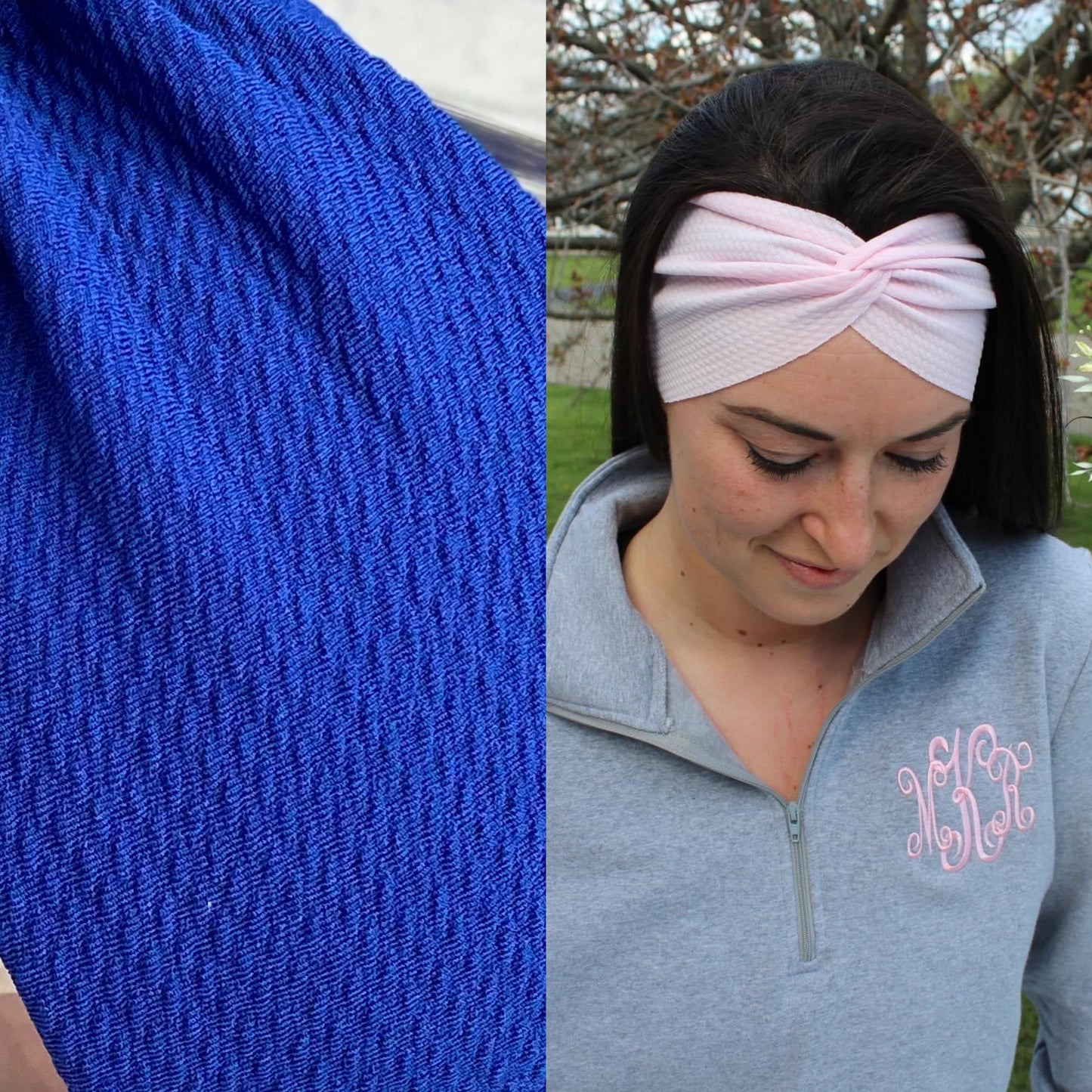 Royal Blue Adult Twist Headband