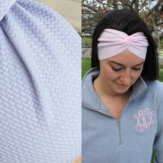 Powder Blue Adult Twist Headband