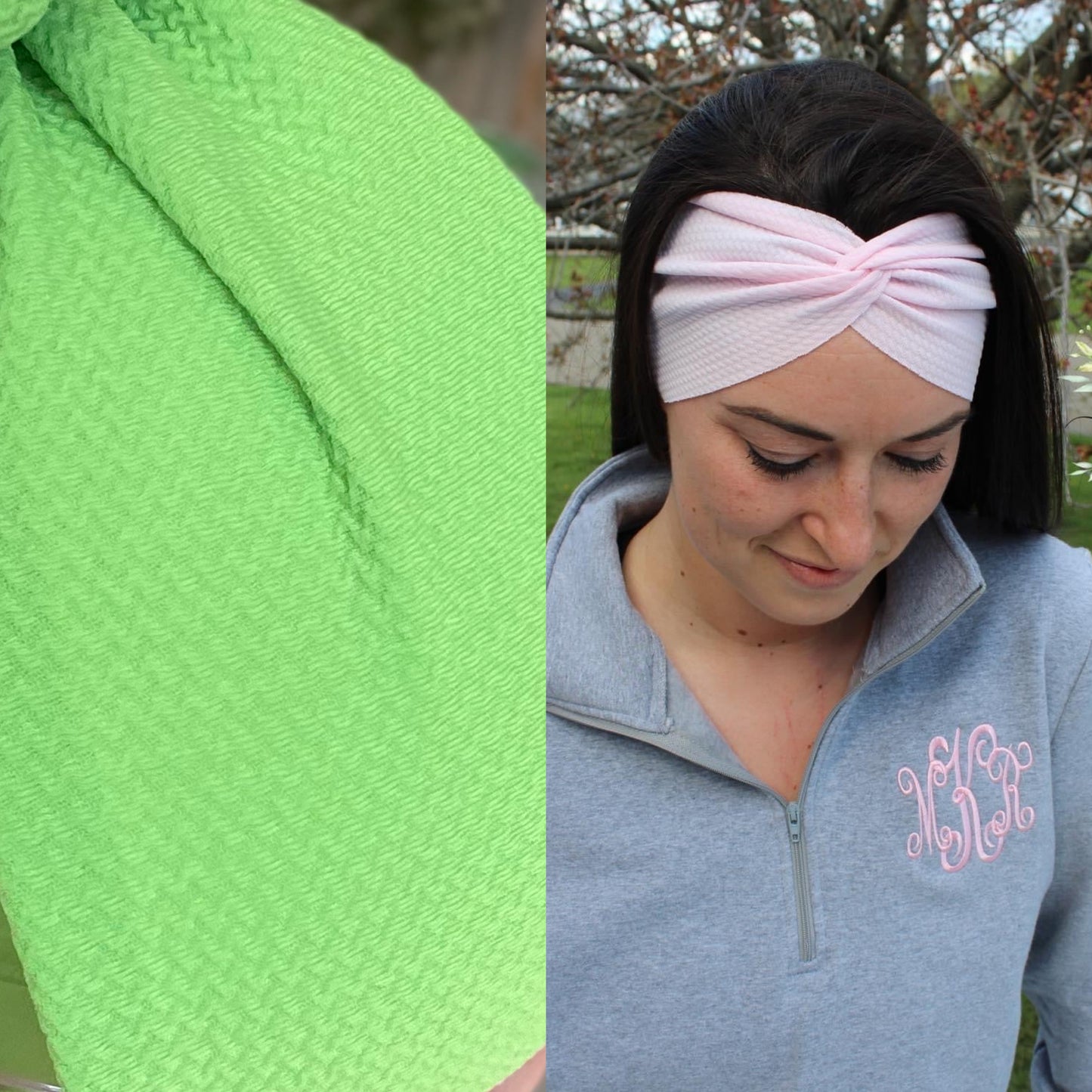 Neon Green Adult Twist Headband