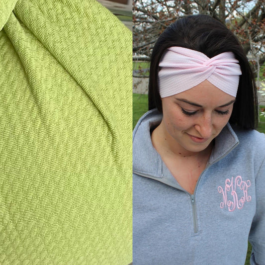 Chartreuse Adult Twist Headband